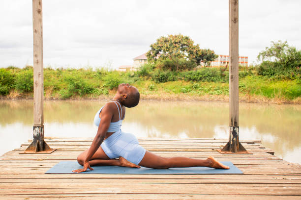 istock Outdoor Yoga stretch and Meditation 2168985184