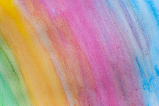 istock Watercolor paint colorful background 2168987959