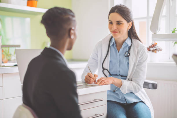 istock Doctor consulting her patient 2168993797