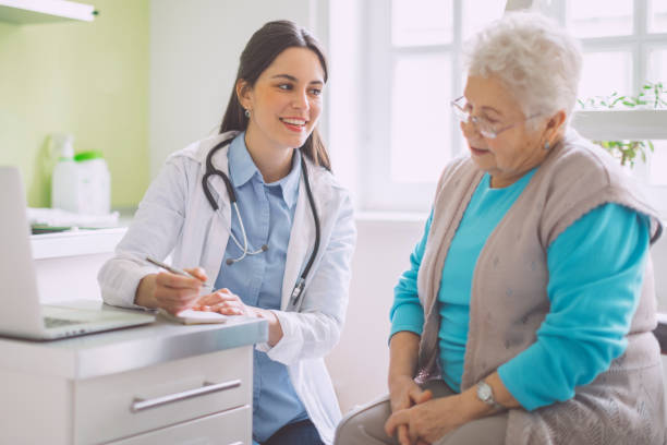 istock Doctor consulting her patient 2168994155