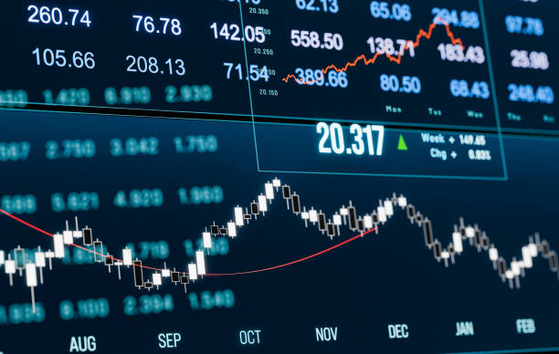 istock Abstract chart and stock market data. 2168997317