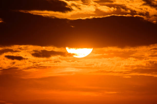 istock Beautiful sunrise over the sky. 2168998668