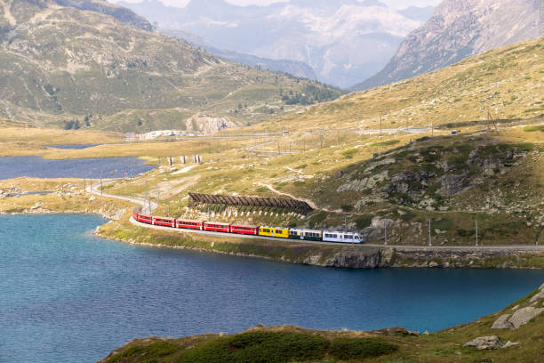 istock Scenic Train Journey Through Mountainous Landscape 2169003887