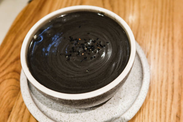 Chinese dessert Black sesame dessert
