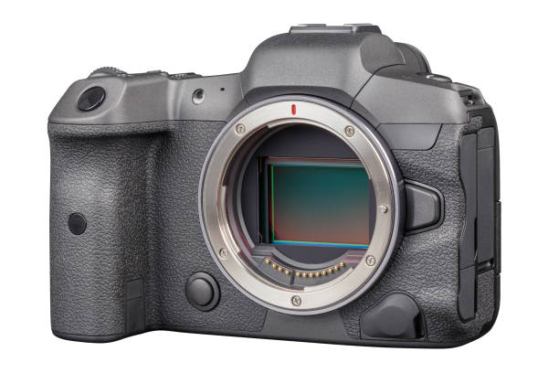 istock black professional mirrorless camera body isolated on white background 2169007398