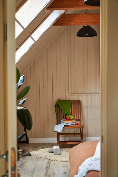 istock skylights in the bedroom in a modern style 2169010879