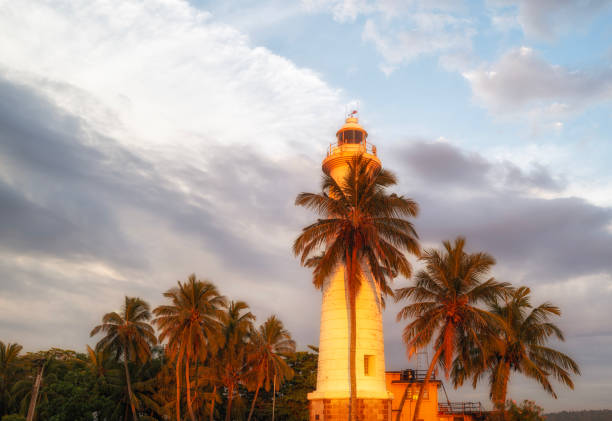 istock Galle Lighthouse in Sri Lanka at sunset 2169012526