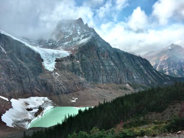 istock Mountain Glacier and Turquoise Glacial Lake 2169013524