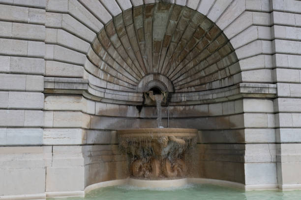 Fountain in Montmartre in Paris.
