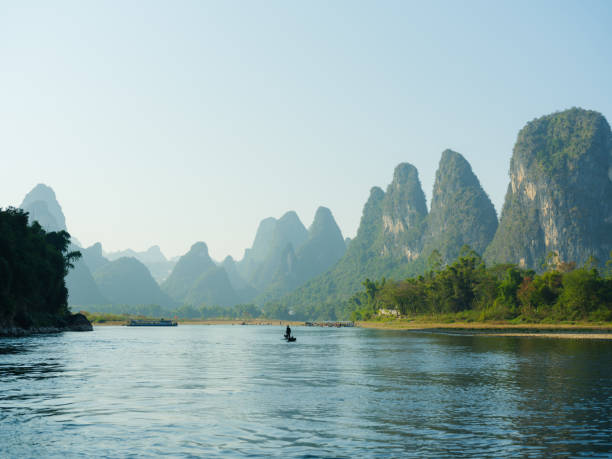istock River cruise on Li river in Guilin, China 2169018142