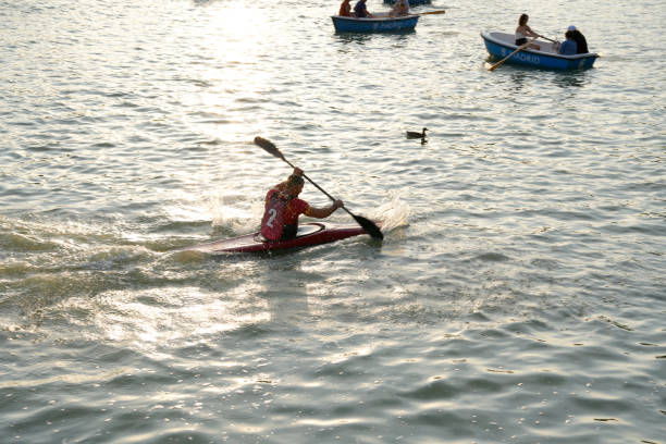 kayaking in Retiro park In madrid spain on August 22, 2024 1