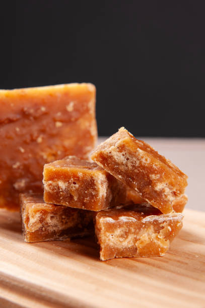 istock Typical sweet from northeastern Brazil made from sugar cane called Rapadura. Copy space. Selective focus 2169020424