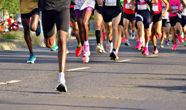 istock Multiracial Pack of Marathon Runners 2169029841