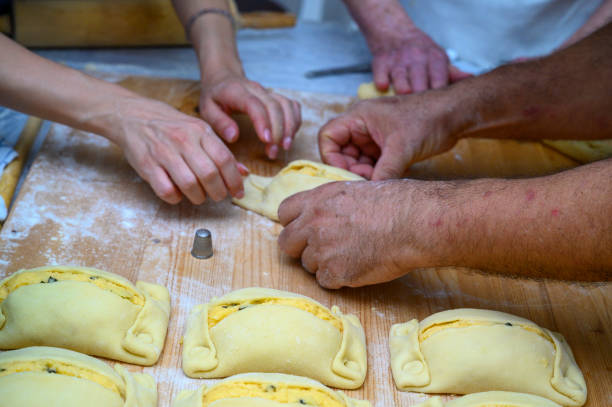 istock Traditional Cypriot Flaouna delicious Greek Easter Cheese Bread. 2169030862