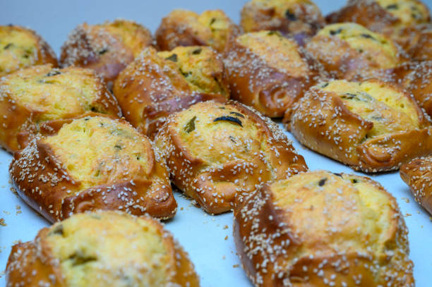 istock Traditional Cypriot Flaouna delicious Greek Easter Cheese Bread. 2169032259
