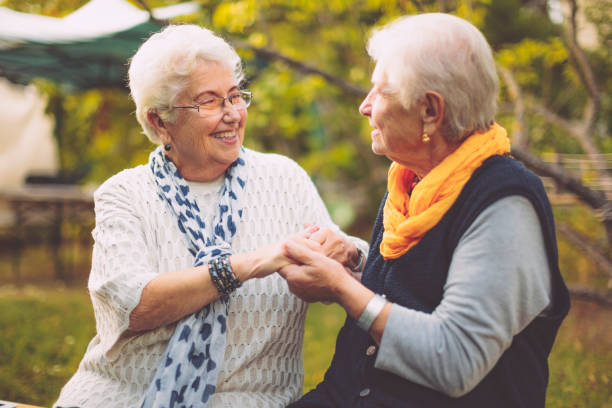 istock Happy senior women 2169033902