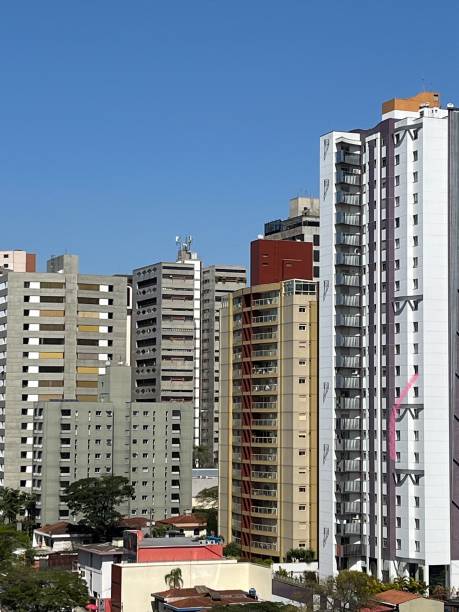 istock Big city skyscrapers in sunny day 2169037250