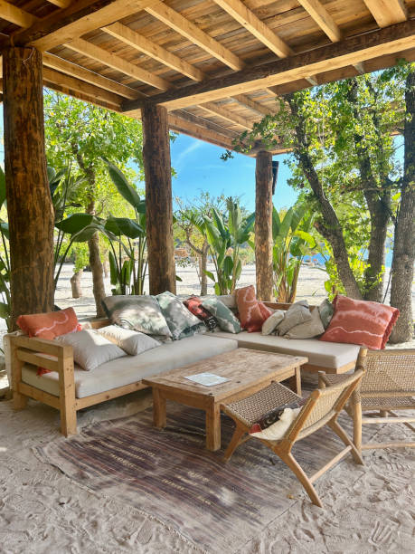 istock Summer day in beach garden 2169040818