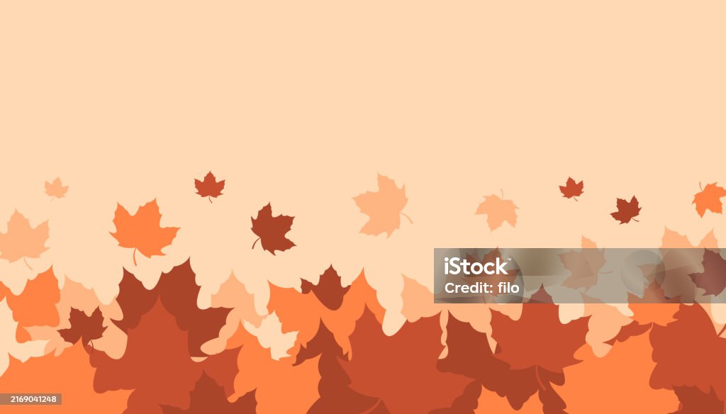 Fall Background Standard Autumn Leaf Fall Background Stock Illustration - Download Image Now ...