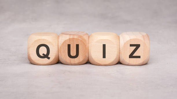 istock Wooden Blocks Featuring the Word Quiz for Engaging Activities and Learning Sessions 2169045233