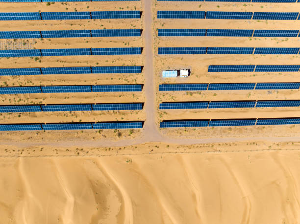 istock Solar power station in the desert 2169048262