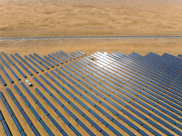 istock Solar power station in the desert 2169048456