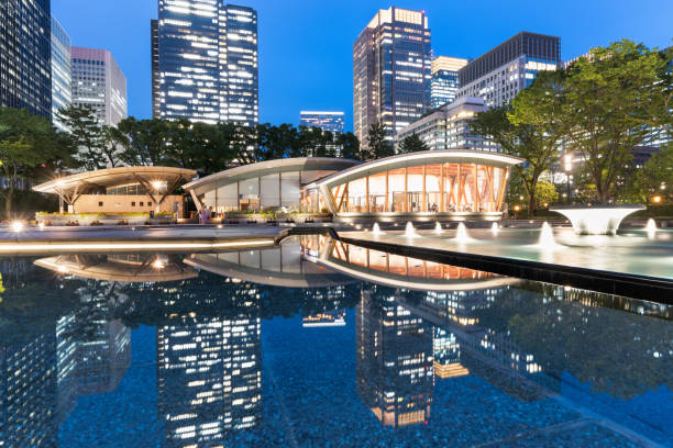 istock Chiyoda, Tokyo, Japan from Wadakura Park 2169064052