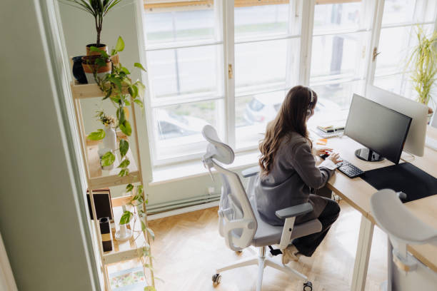 istock Woman working at call center 2169064671
