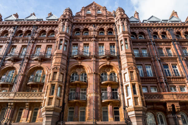 View of the Midland hotel in the centre of Manchester, UK.  There are no people in the photograph