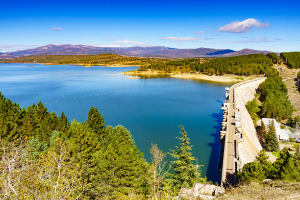 istock Dam on Embalse de Aguilar de Campoo, Spain. 2169069509