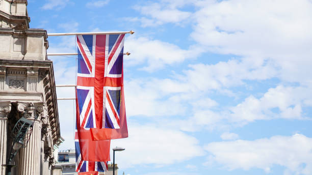 istock The Union Jack: a symbol of British unity, history, with red, white, and blue 2169078170