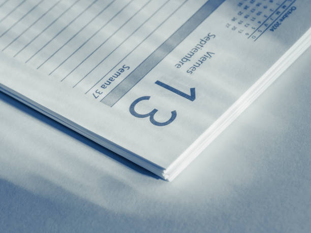 istock Friday, September 13th on the calendar 2169090552