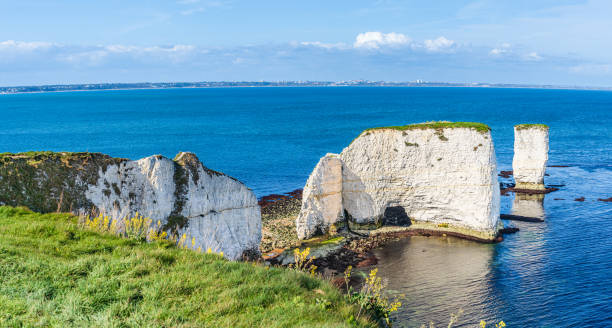 istock Old Harry Rocks on the Jurassic Coast 2169094434