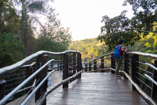 Bloukrans Bridge Bungy jumping on the Garden Route is one of the world's highest commercial bungy jumping sites at 216 metres.
