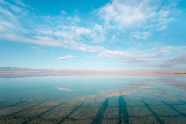 Chaka Salt Lake scenery in Qinghai, China