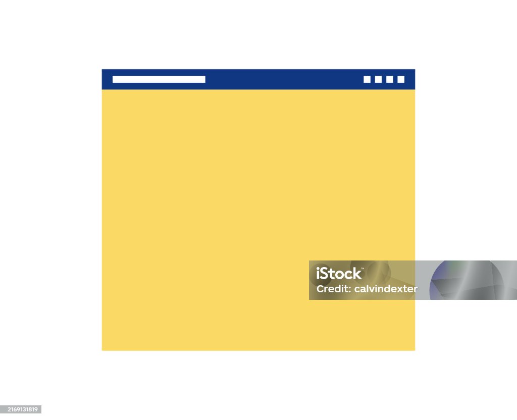 Internet Frame Designs Internet Browser Design Stock Illustration - Download Image Now - Blank ...