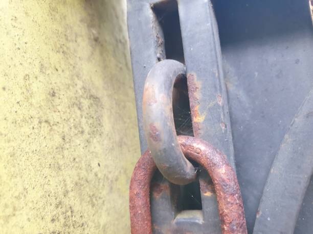 istock The fence is being padlocked 2169139798
