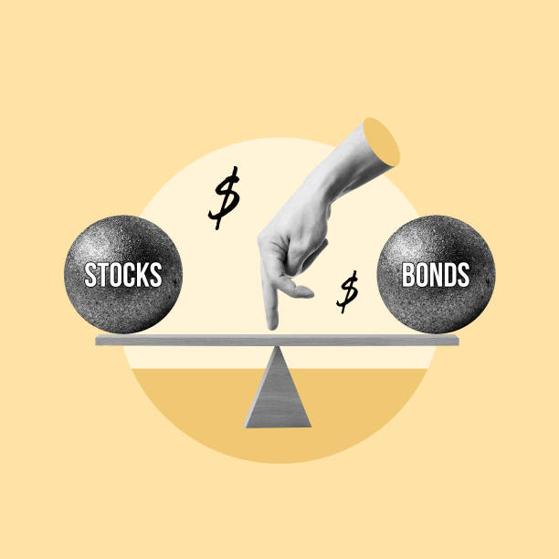 istock Stocks, bonds, allocation, assets, investment, portfolio, evaluation, risks, expected, return, mutual funds, long term, pensions 2169159355