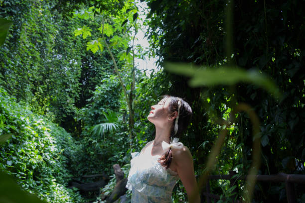 istock Asian woman in the forest 2169166846