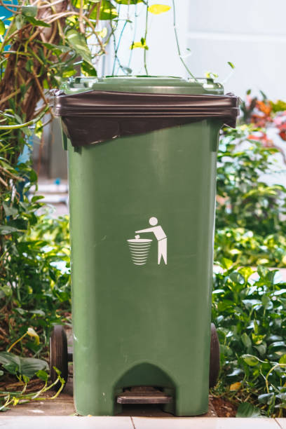 istock trash can in the park 2169170208