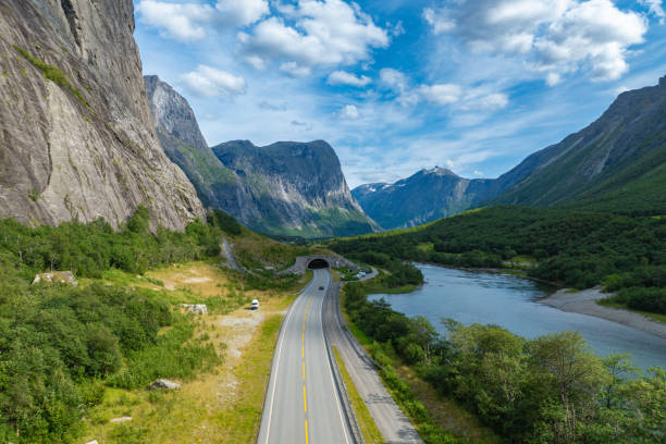 istock Scenic road through mountains in Norway 2169178035