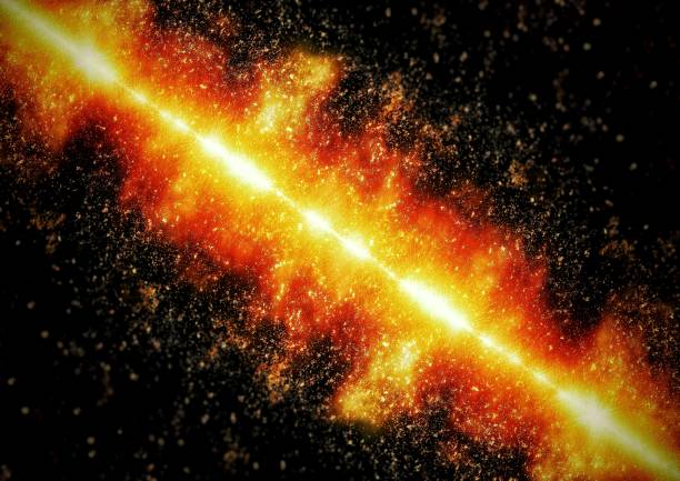 istock Fiery abstract background with sparks and stars 2169179407
