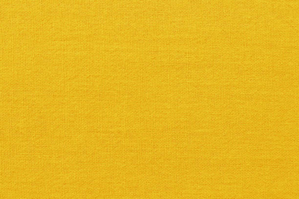 istock Yellow linen fabric cloth texture for background, natural textile pattern. 2169181392
