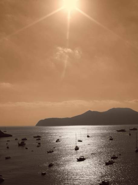 Clouds and Sea or Ocean Water Surface With Dramatic Seascape