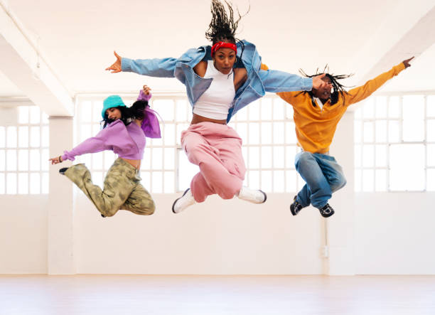 istock Young group of multiethnic hip-hop dancers dancing 2169193548