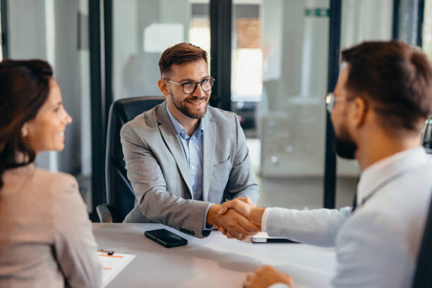 istock Successful partnership. Handshake for the new agreement 2169200891