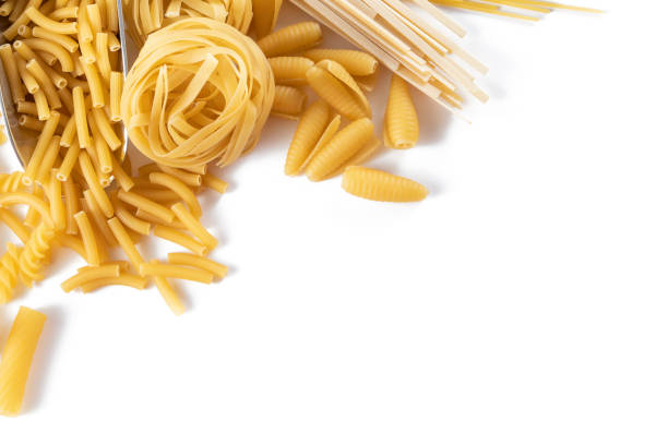 istock Variety of Pasta on White Background 2169209926