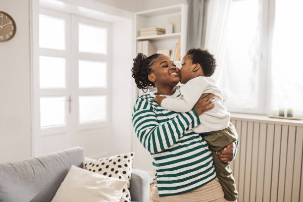 istock Loving mother and son at home 2169213803