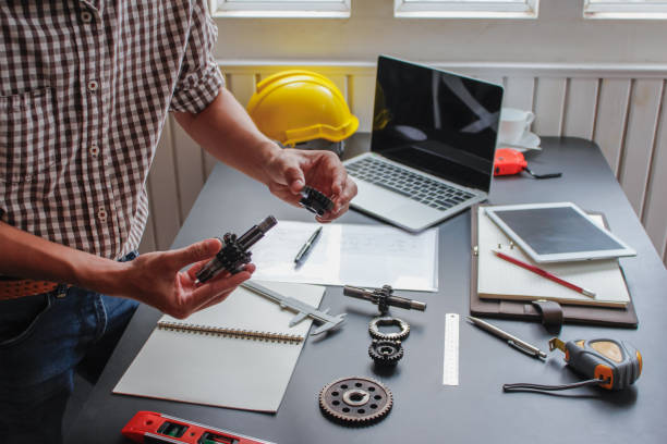 istock The factory mechanical engineering team is designing and developing gear sets to keep the machines running perfectly because gear sets are essential in the working system of large machines. 2169214455