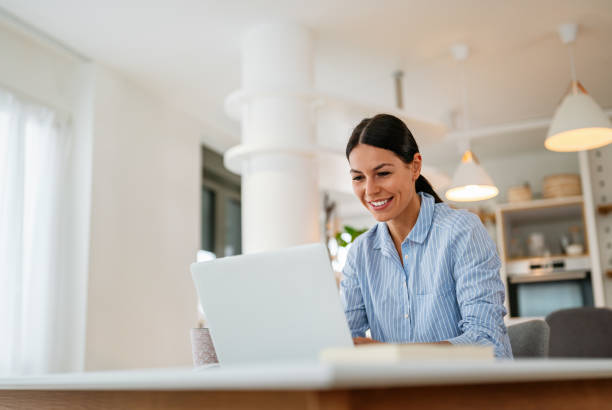 istock Successful positive caucasian business woman, executive, recruitment, product manager work from home 2169227607
